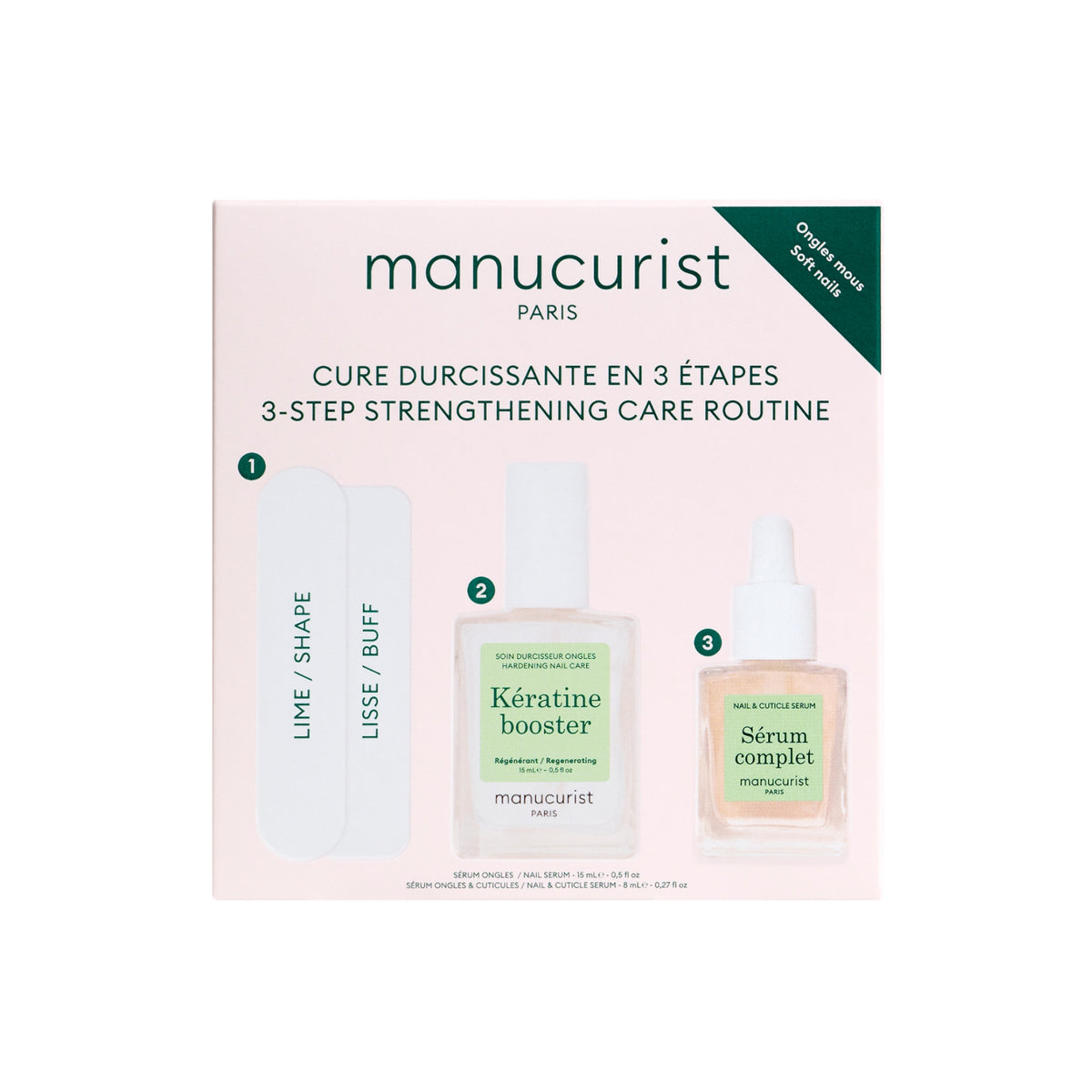 manucurist – 3-Step Strenghening Care Routine