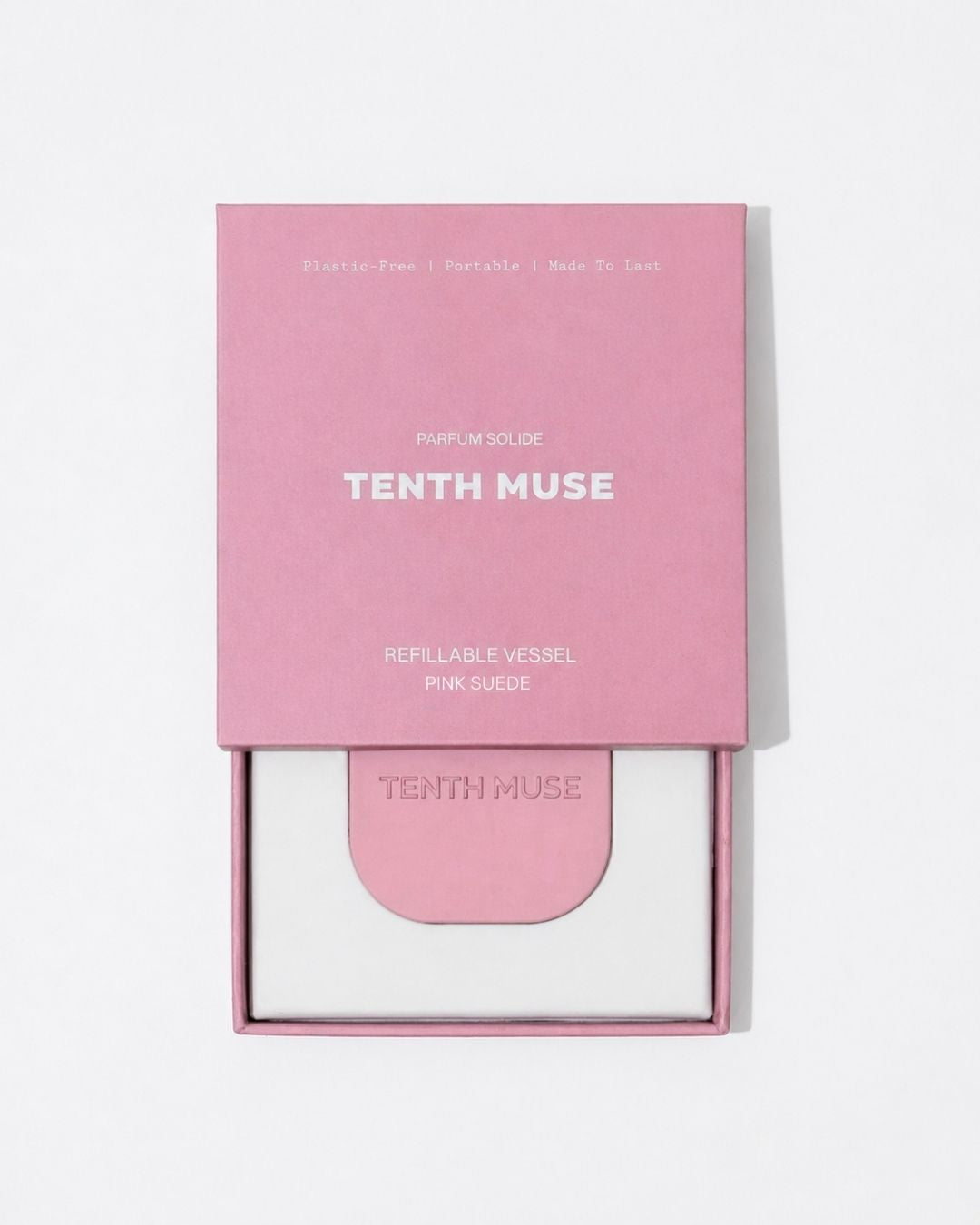 TENTH MUSE – Refillable Vessel | Pink Suede