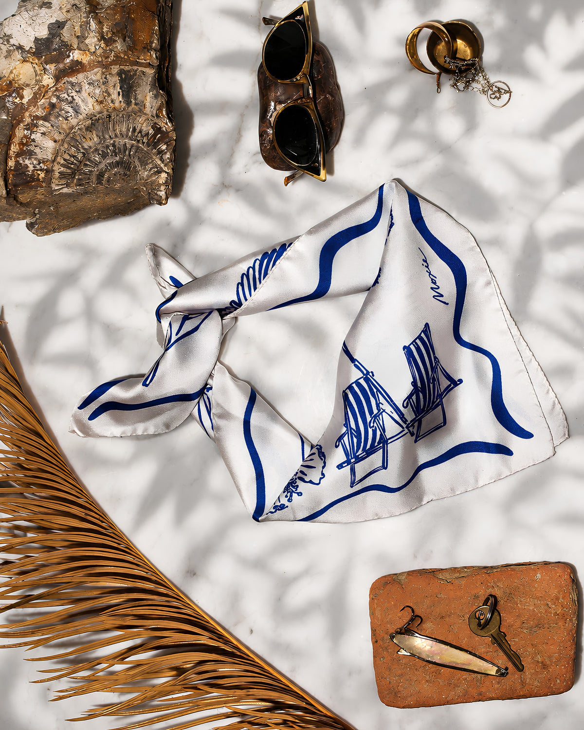 MOXIE – Silk Scarf Coastal