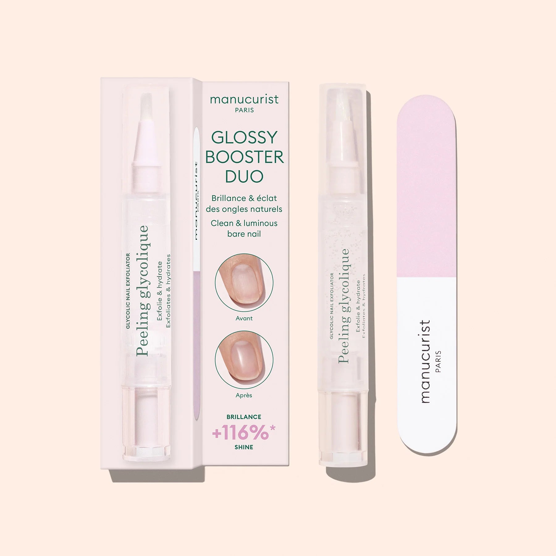 manucurist – Glossy Booster Duo